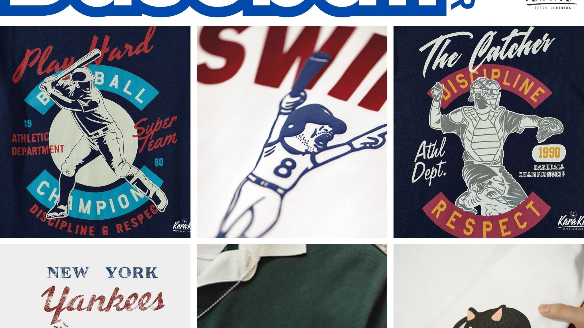 《Baseball Wear》野球好き必見!