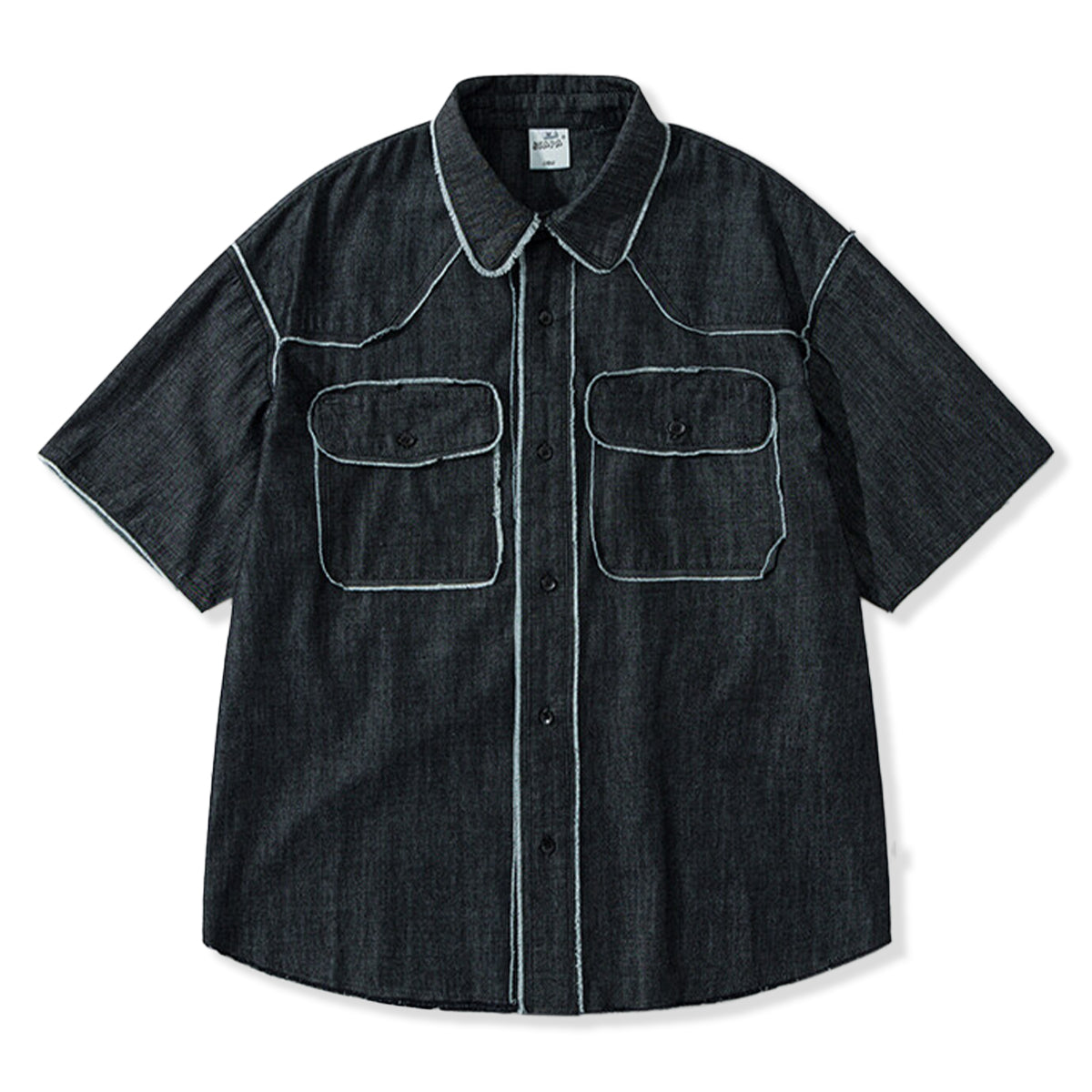 kuru様 kuru様 GU公式 | オープンカラーボクシーチェックシャツ(5分袖)