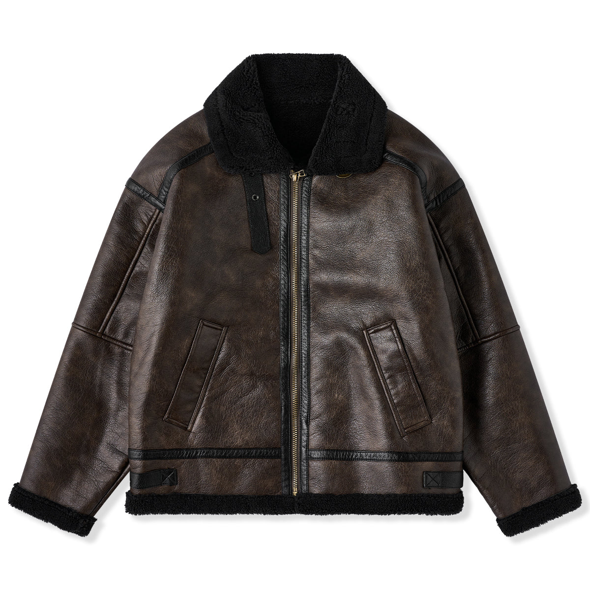 2色展開 裏ボアレザーアビエータージャケット – Karakubuy