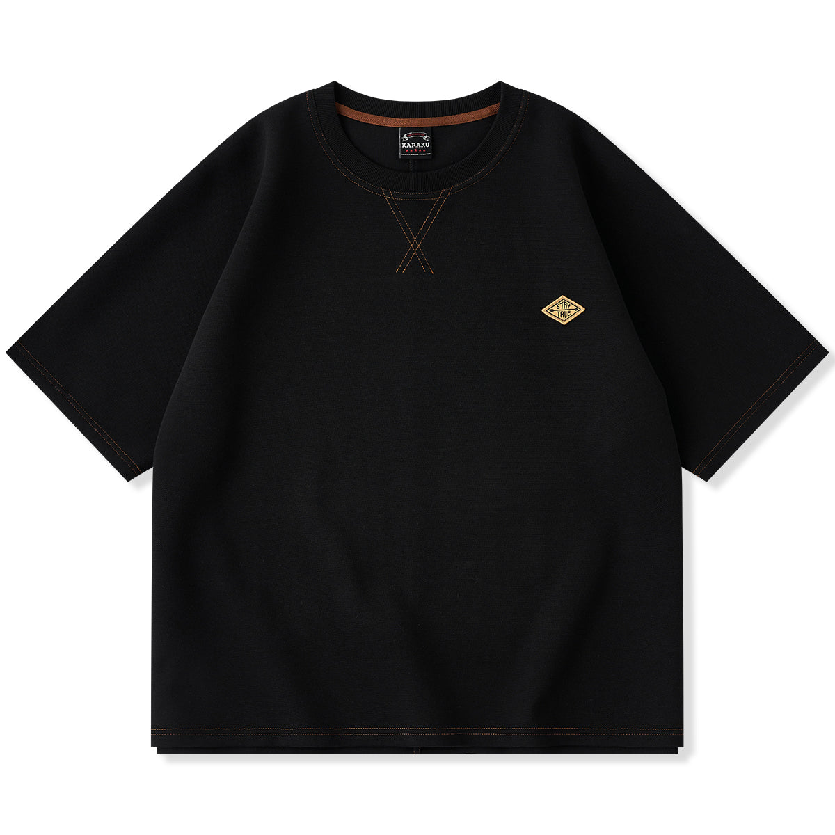 STAY TRUE」刺繍ワッペン VガゼットエアーレイヤーTシャツ – Karakubuy