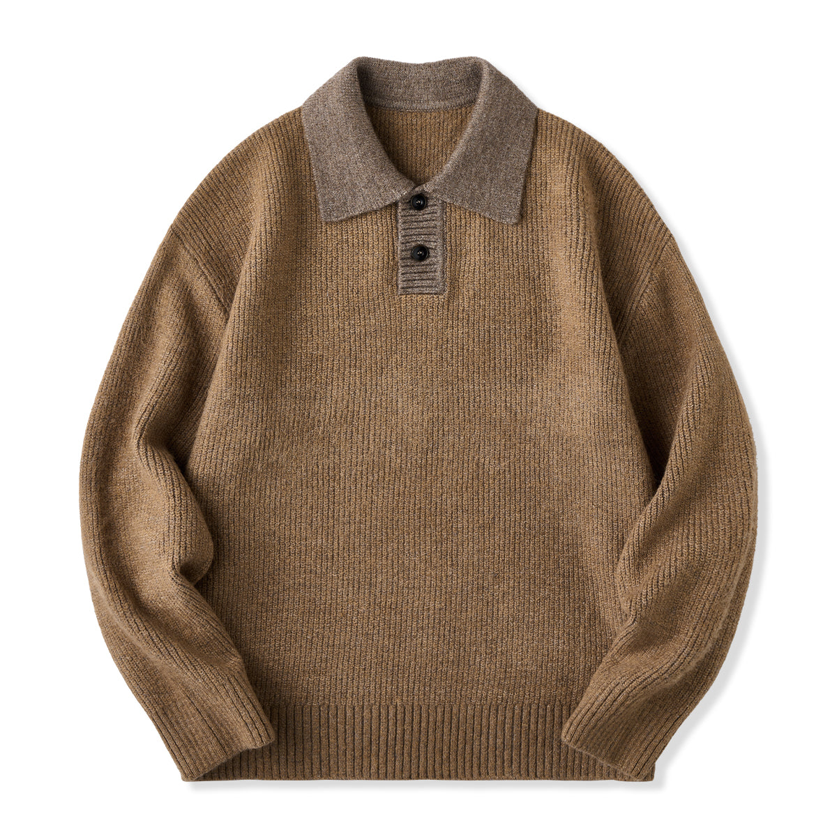 590gヘビーウェイトポロカラーニットセーター – Karakubuy