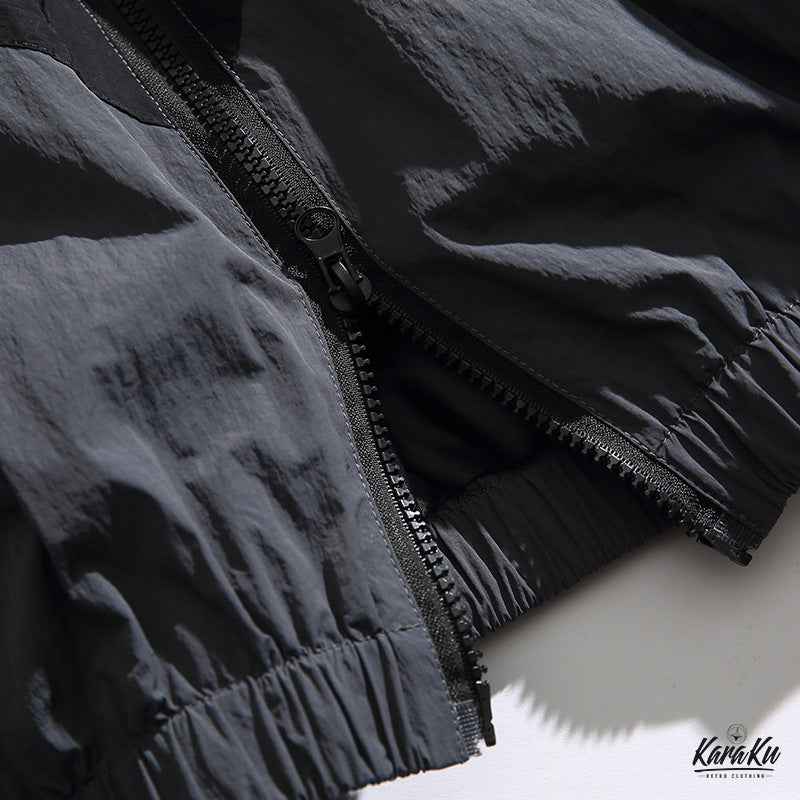 配色切替 速乾機能マウンテンジャケット