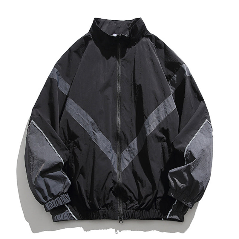 配色切替 速乾機能マウンテンジャケット