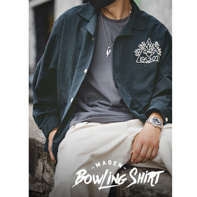 ボウリング キューバン カラー シャツ