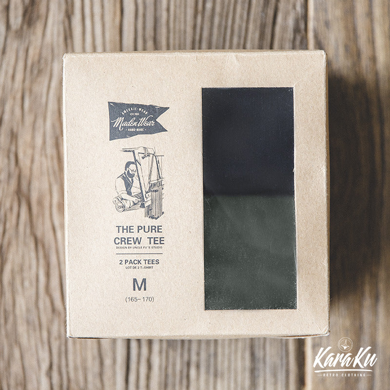 【Classic】2枚組!アメリカンレトロコットン100%半袖Tシャツ