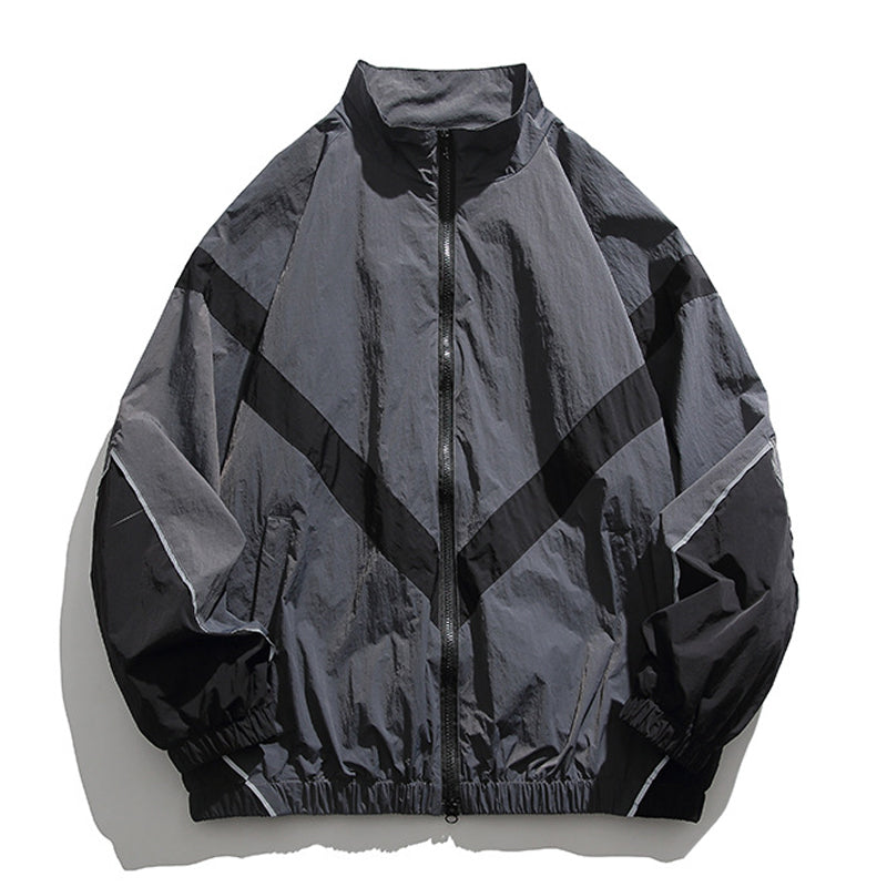 配色切替 速乾機能マウンテンジャケット