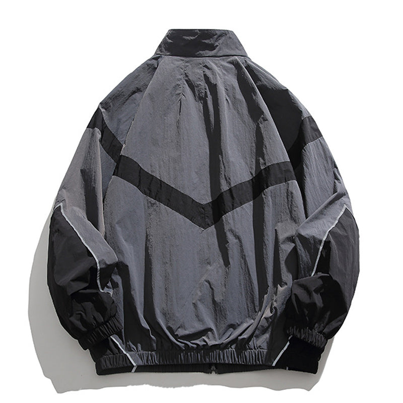 配色切替 速乾機能マウンテンジャケット