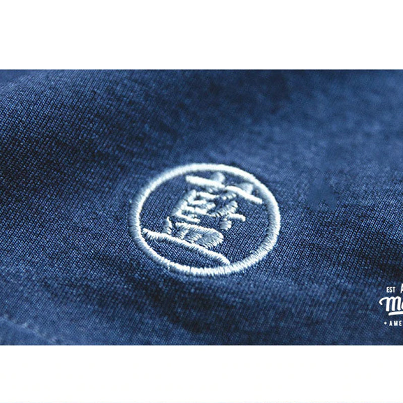 インディゴ ポロシャツ