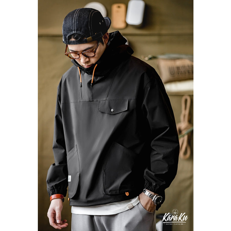 URBAN OUTDOOR 大容量ポケット機能マウンテンパーカー