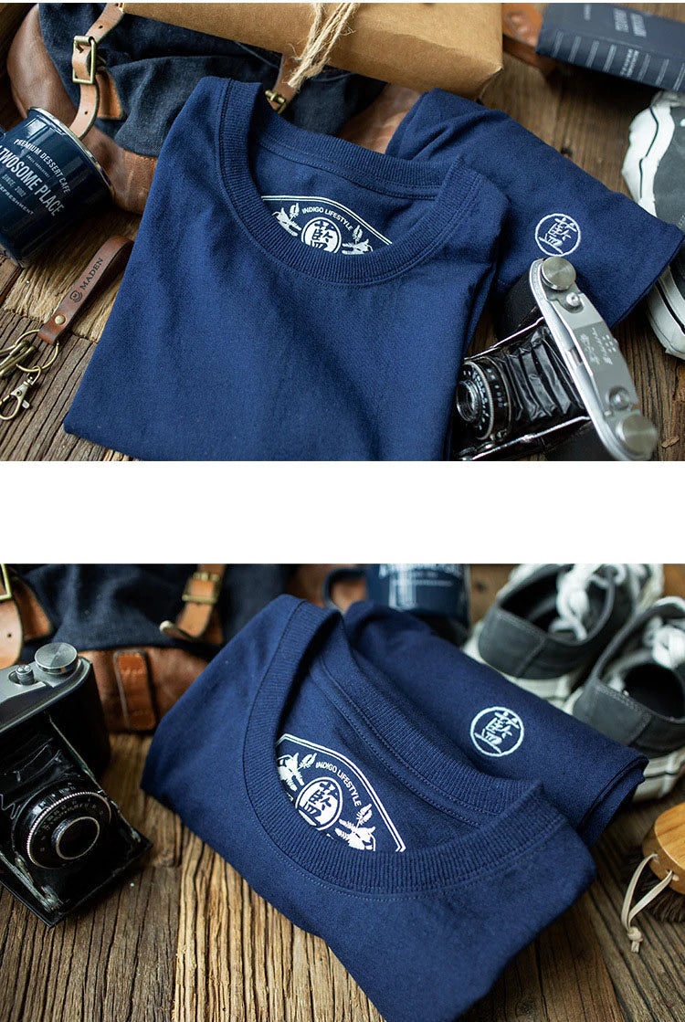 インディゴ Tシャツ