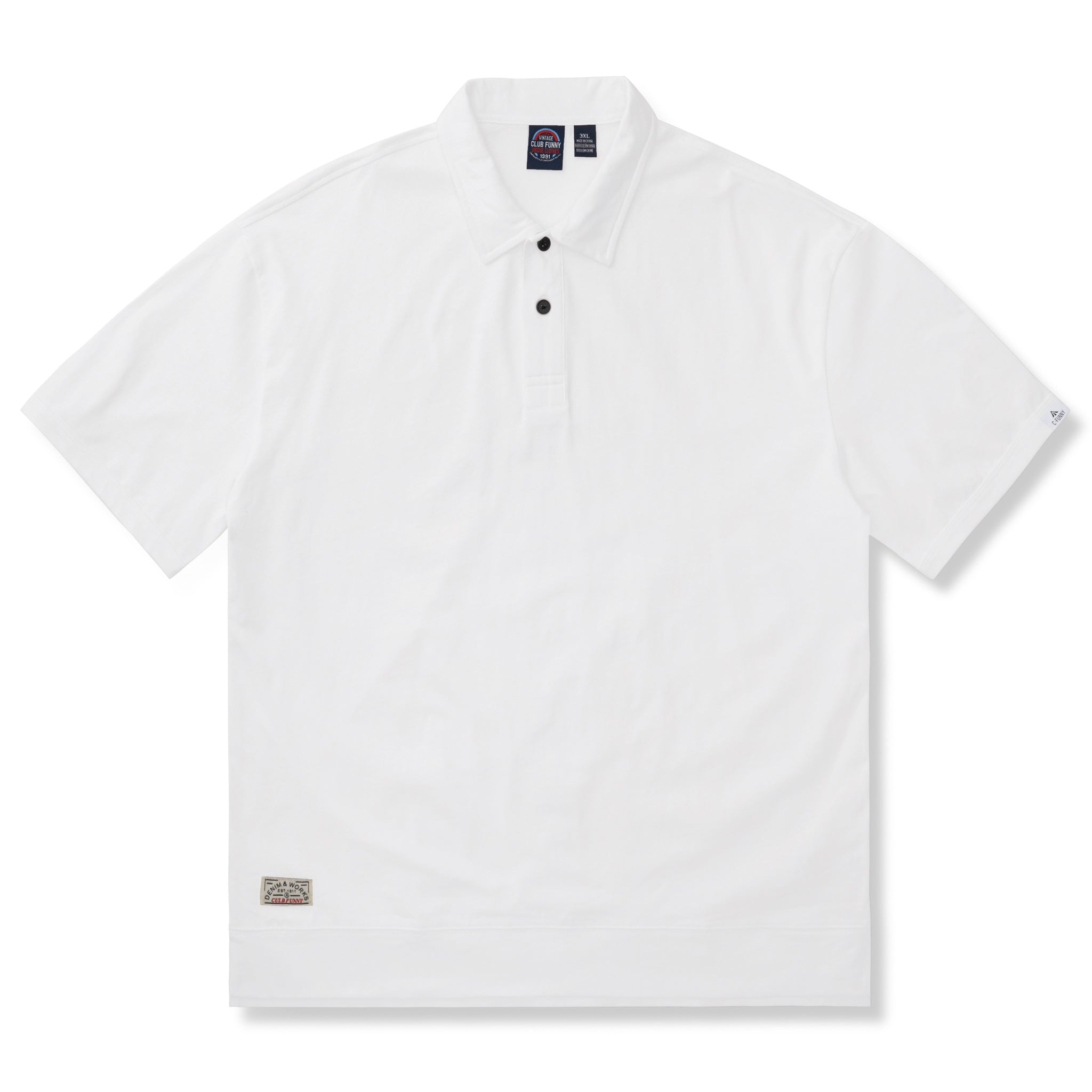 Casual&Business Mix 無地コットンポロシャツ