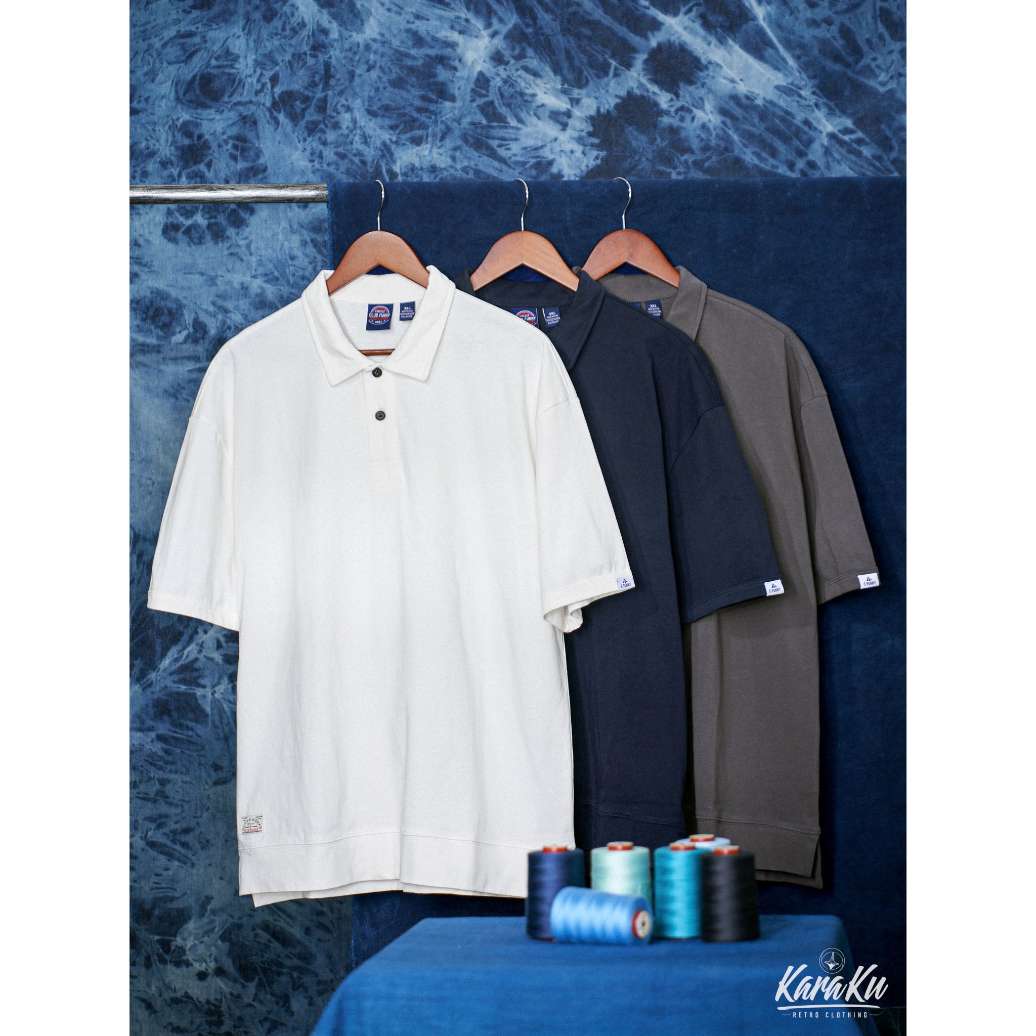 Casual&Business Mix 無地コットンポロシャツ