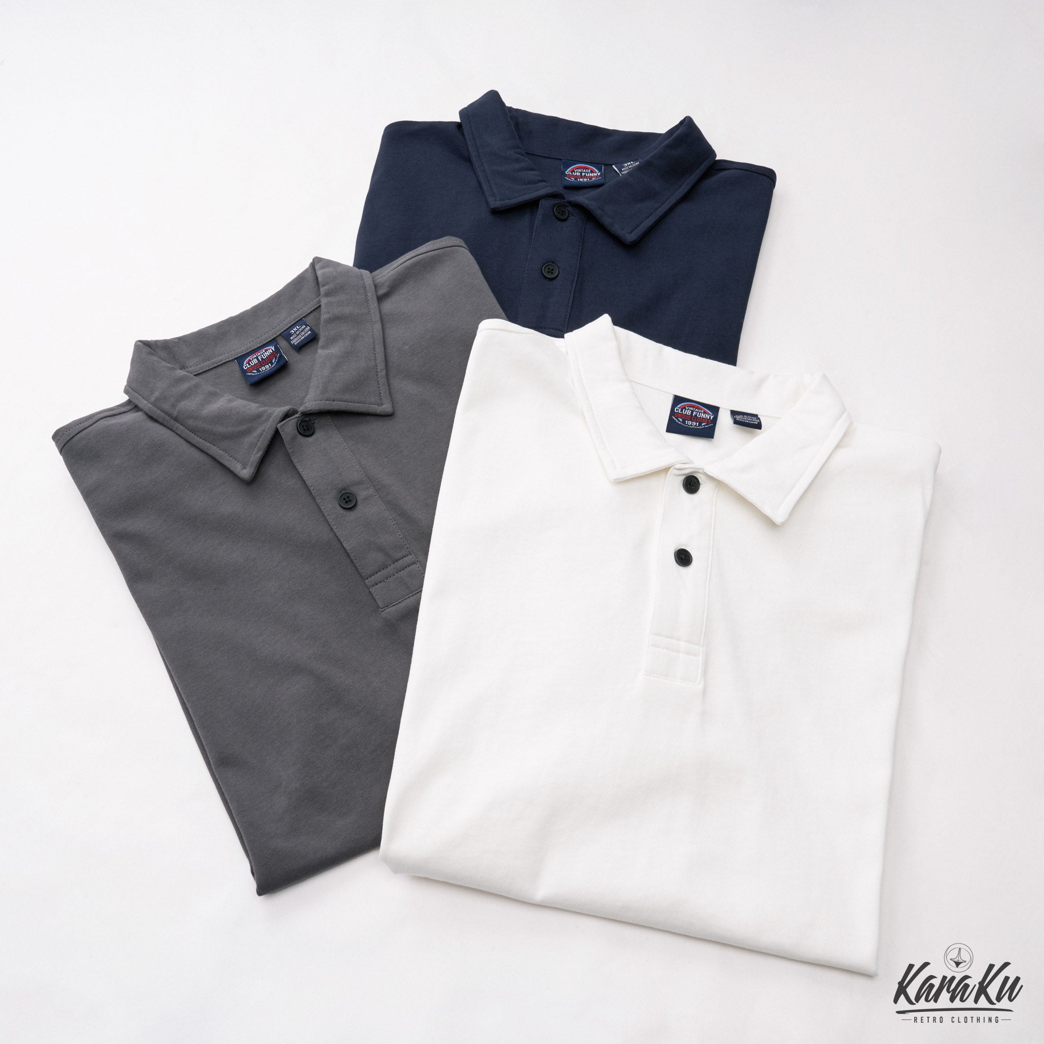 Casual&Business Mix 無地コットンポロシャツ