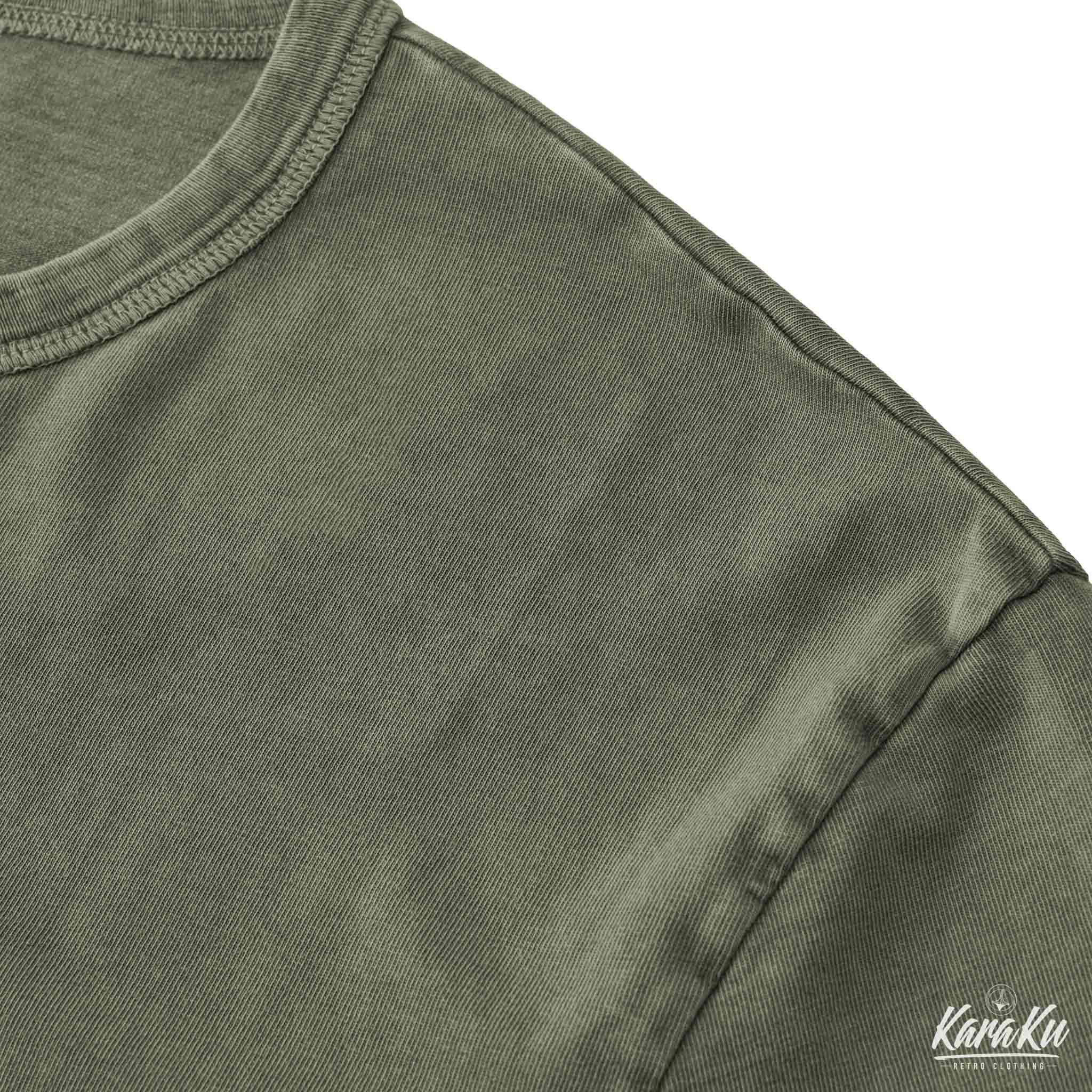 ウォッシュド加工 ヘビーウェイトヘンリーTシャツ