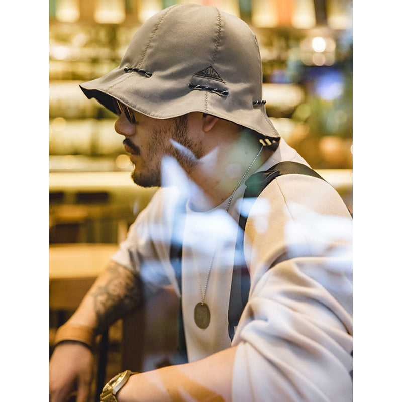 リバーシブル仕様 機能バケットハット【ハット&ウォレット両用】