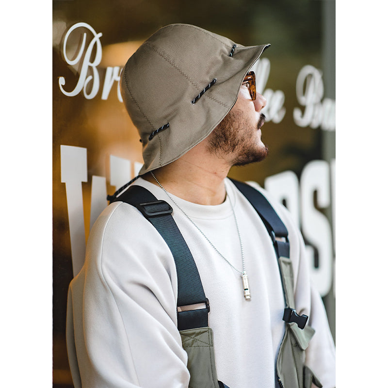 リバーシブル仕様 機能バケットハット【ハット&ウォレット両用】