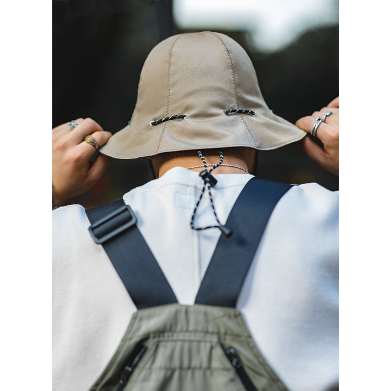 リバーシブル仕様 機能バケットハット【ハット&ウォレット両用】