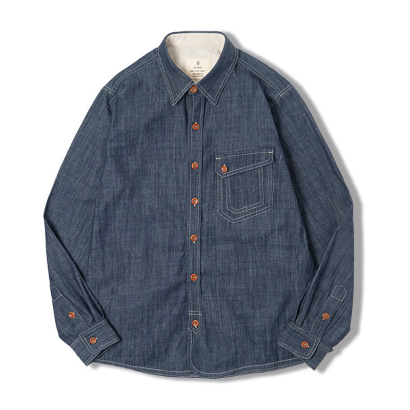 今大人気!海軍CPOデニムシャツ