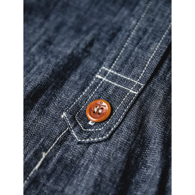 今大人気!海軍CPOデニムシャツ