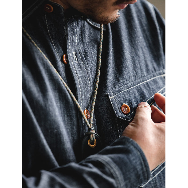 今大人気!海軍CPOデニムシャツ