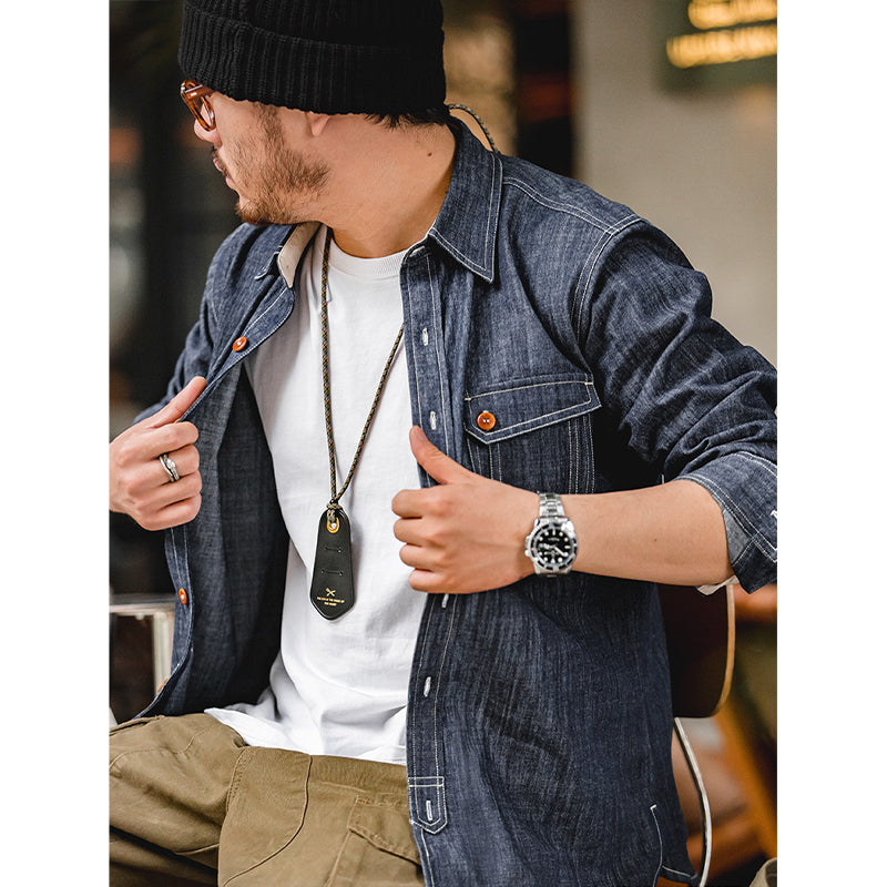 今大人気!海軍CPOデニムシャツ