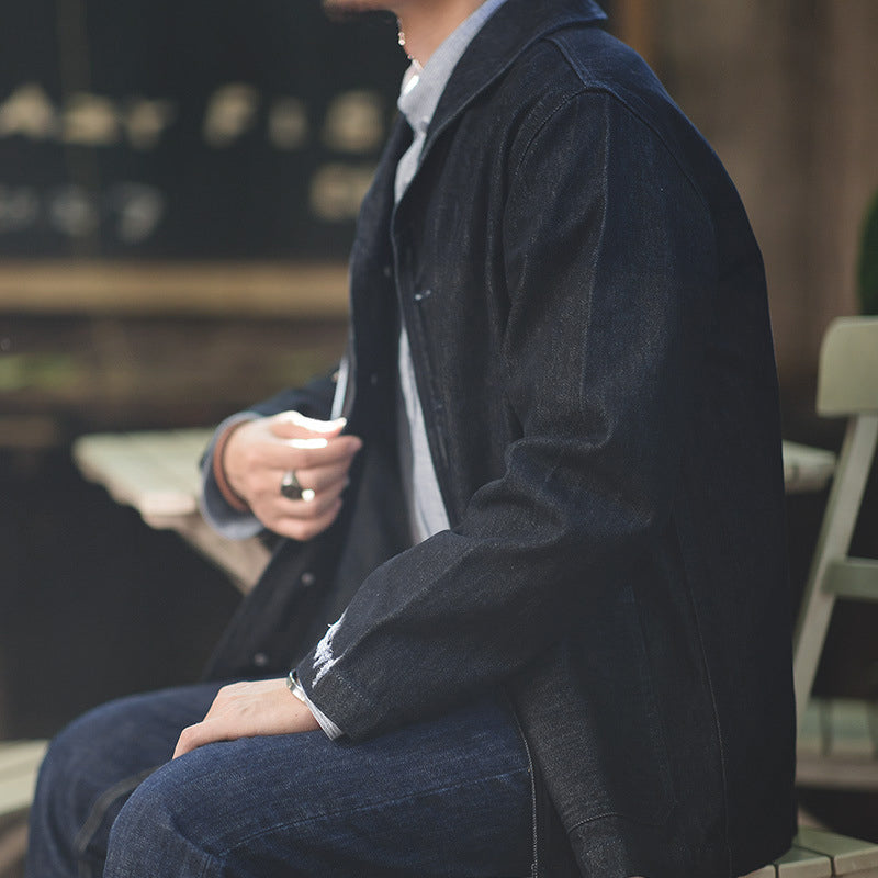 13.5ozデニムジャケット カバーオール