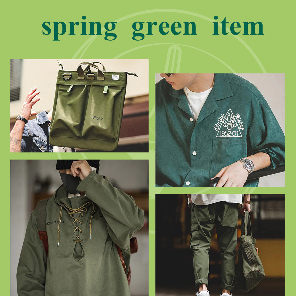 春をイメージさせるグリーンカラー◎