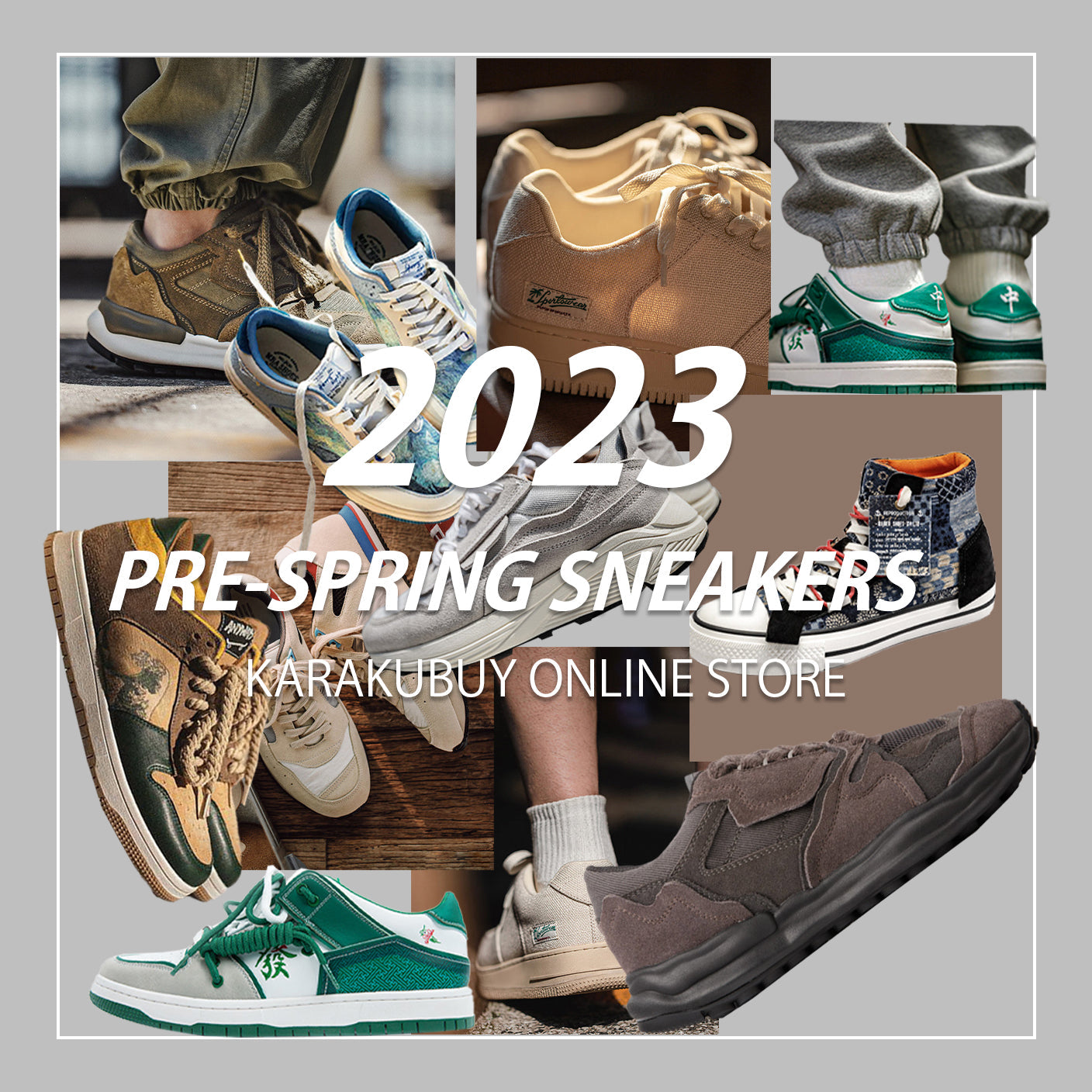 2023　PRE-SPRING  SNEAKERS