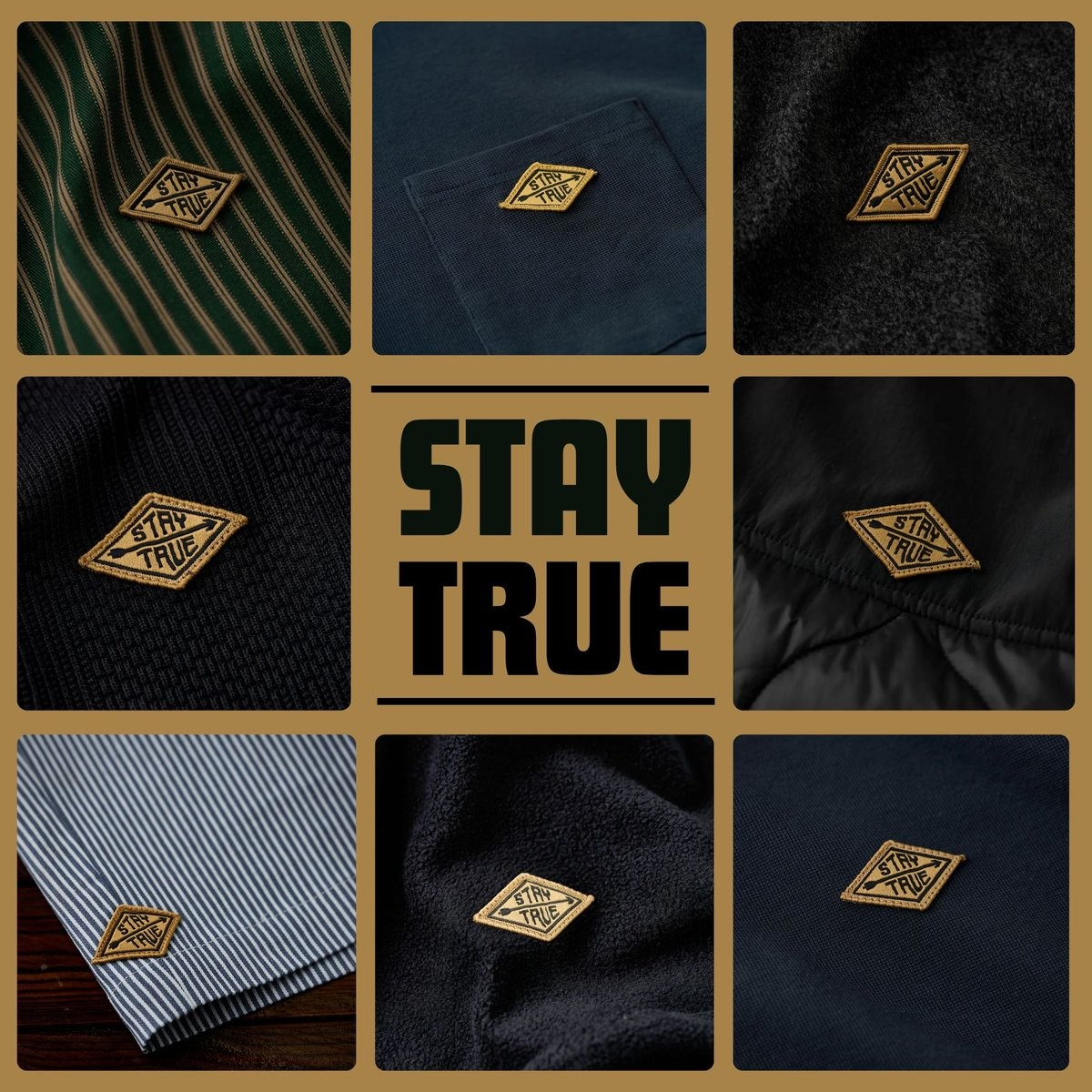 「STAY TRUE」刺繍ワッペンの魅力