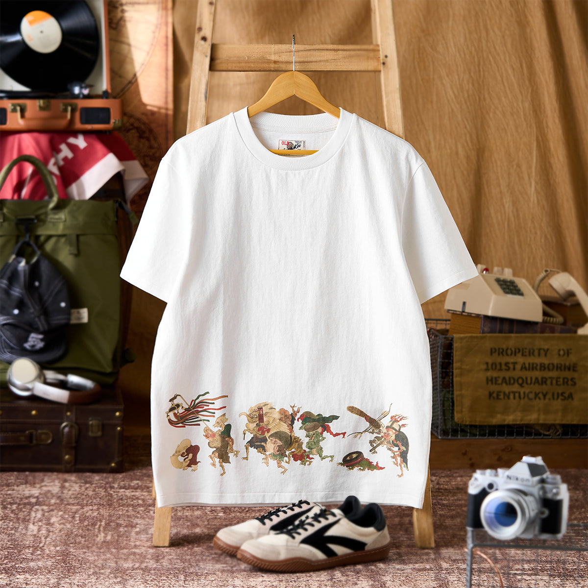 室町時代「百鬼夜行」プリントコットンベーシックTee – Karakubuy