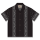 Set baju &amp; seluar pendek Cuban linen kapas corak Paisley tersedia