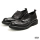 Business&amp;Casual Color menggosok kasut derby kulit asli
