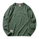 無地7色　ウォッシュド加工起毛感コットンTee