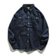 Baju denim berjalur WABASH Wabash