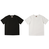 2枚組！無地2色コットン海軍クルーネックTee