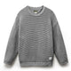 Sweater rajut leher kru kait mutiara berat