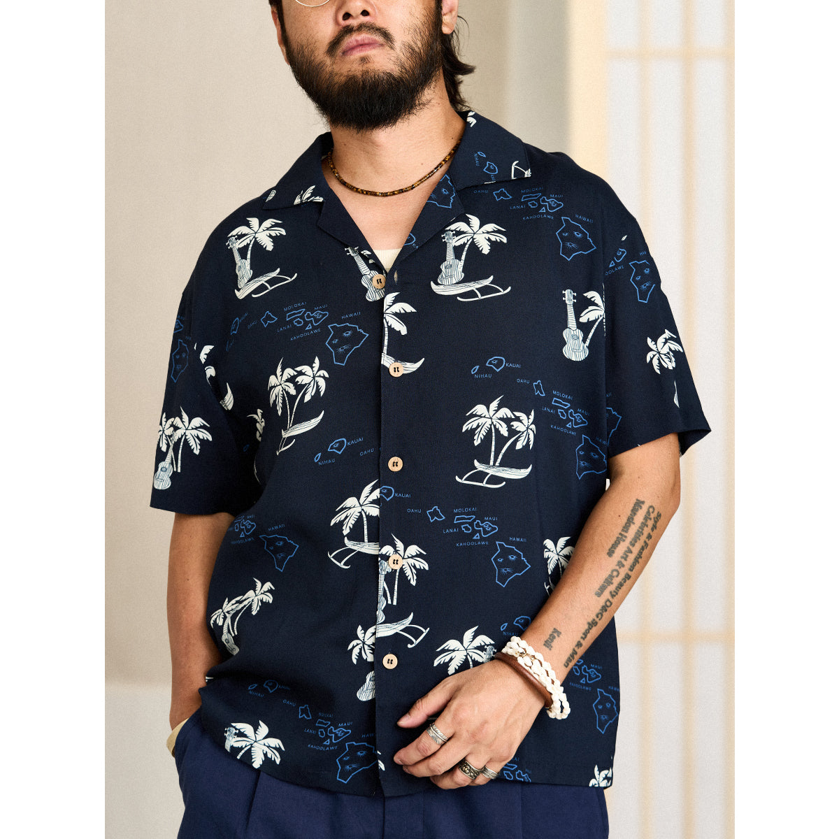 アロハ商品です ブルーハワイ アロハシャツ – Karakubuy