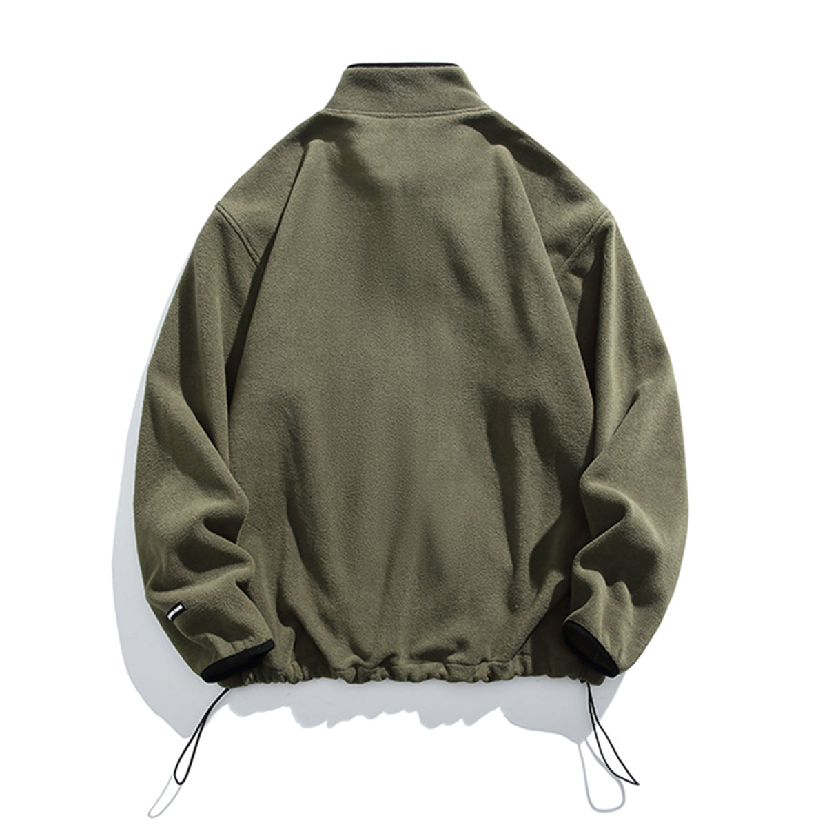 【美品】USED 00s ハーフジップ スウェットパーカー ドローコード付 GY 裾ドローコード付き フリースハーフジップスウェット – Karakubuy