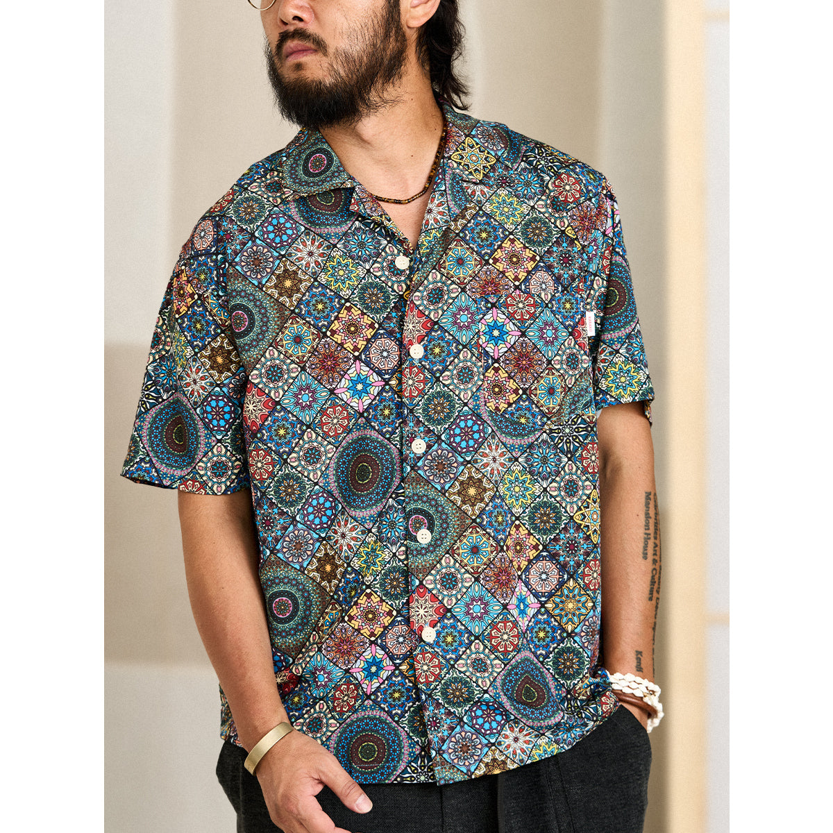 HAWAII ALOHA 「夏の万華鏡」総柄アロハシャツ – Karakubuy