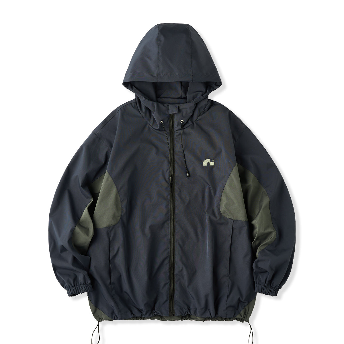 Urban outdoor 撥水機能付きカラーブロッグマウンテンパーカー