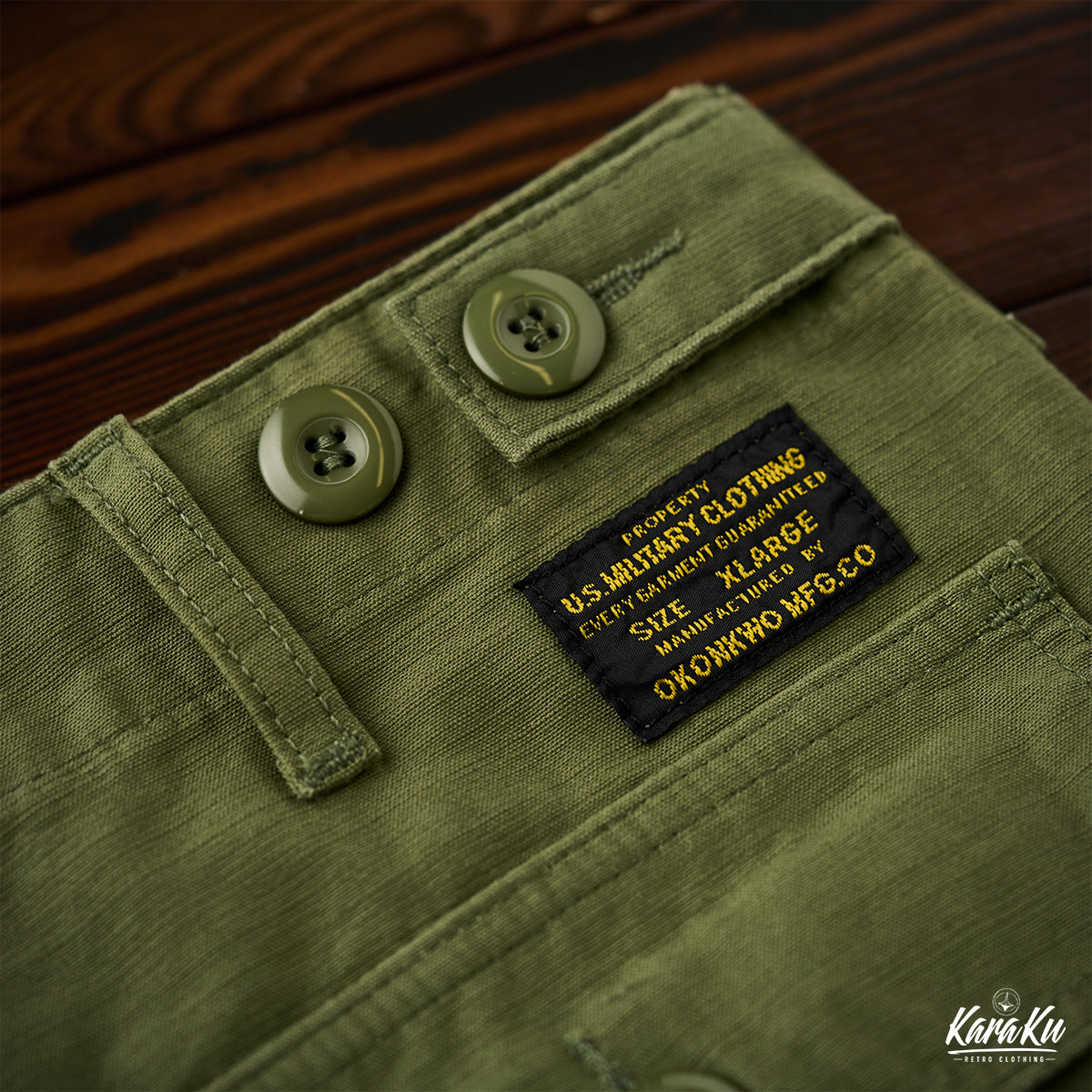 米軍OG-107復刻 コットンベイカーパンツ – Karakubuy