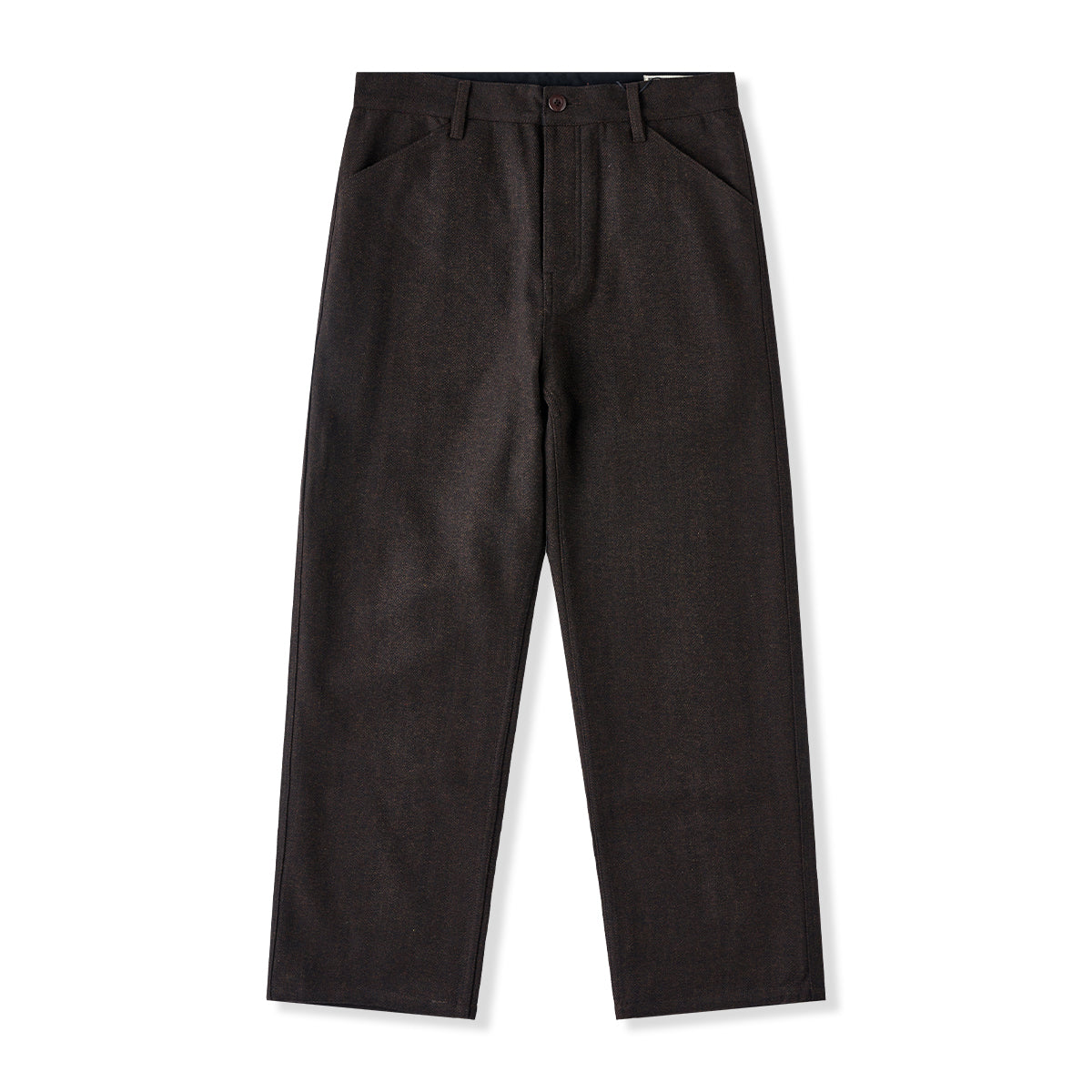 Business&Casual ウール混ヘリンボーンツイルスラックス – Karakubuy
