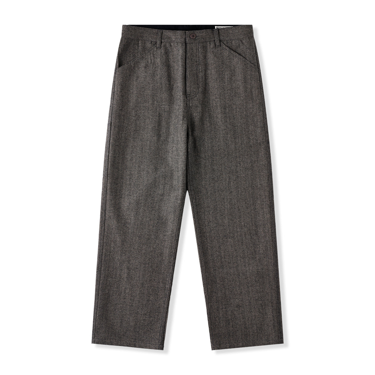 Business&Casual ウール混ヘリンボーンツイルスラックス – Karakubuy
