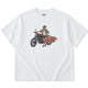 「スカルのバケーション」ストリートプリントコットンTee