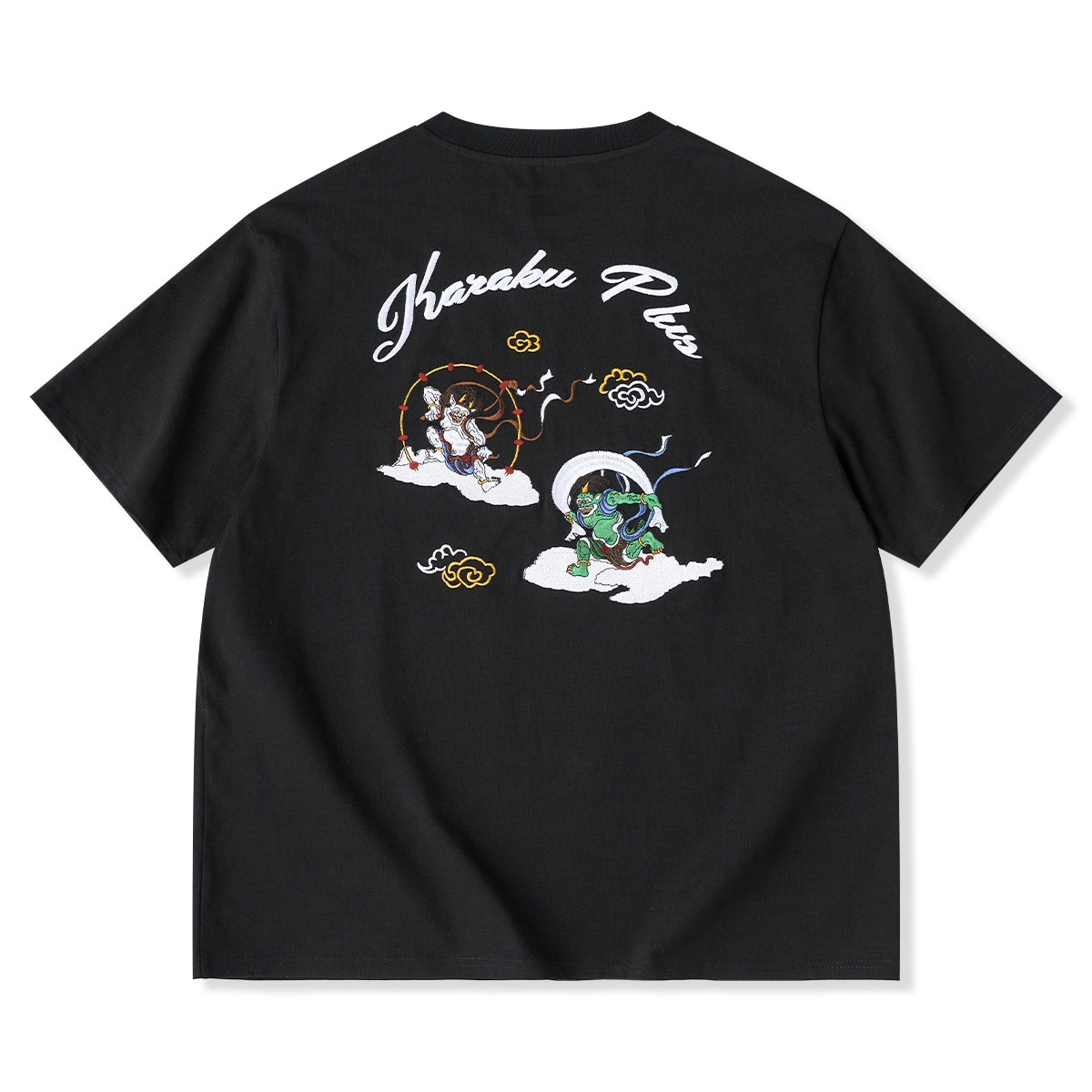 俵屋宗達「風神雷神図」刺繍入りヘビーウェイトTee – Karakubuy