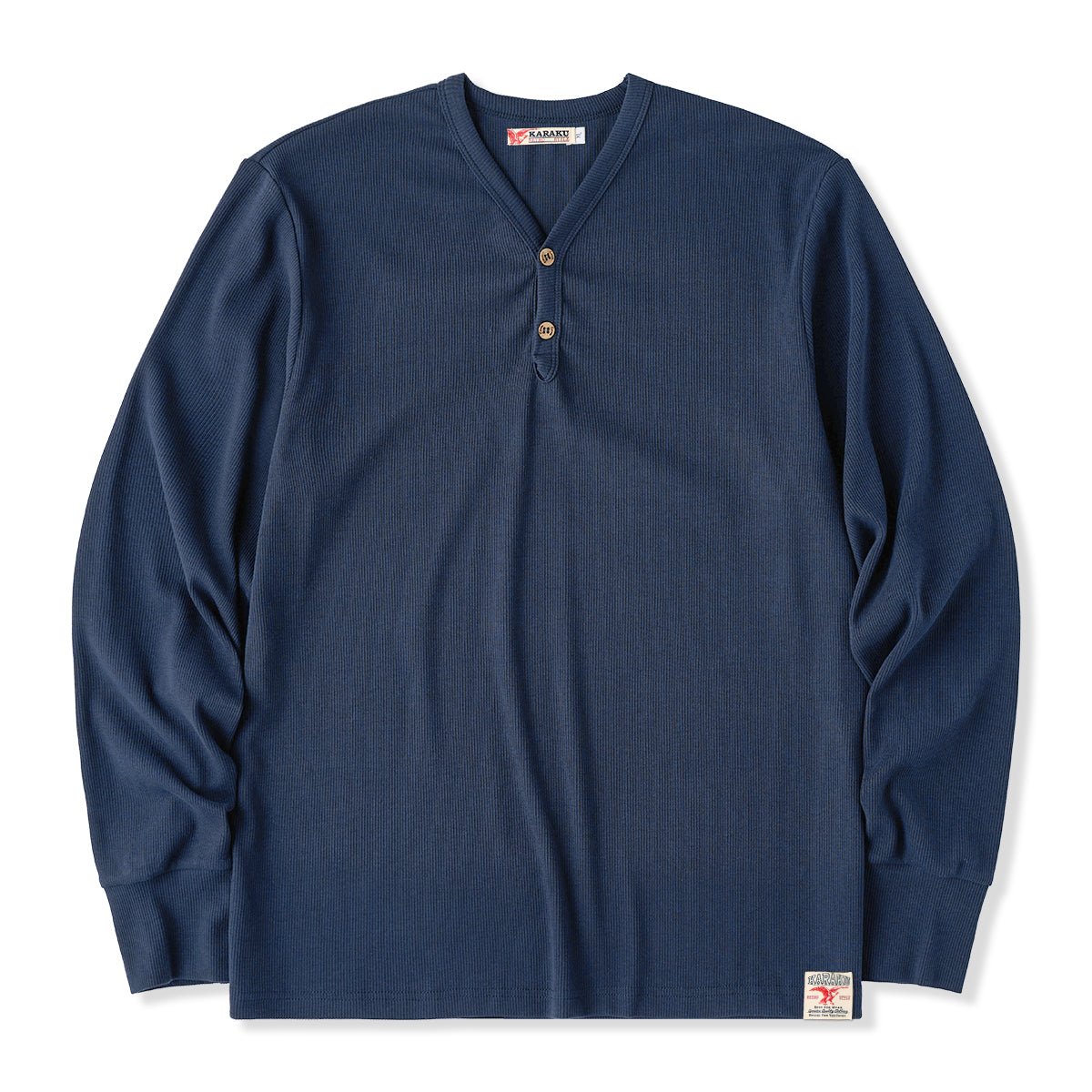 250gヘビーウェイト ヘンリーネック無地ロンT – Karakubuy