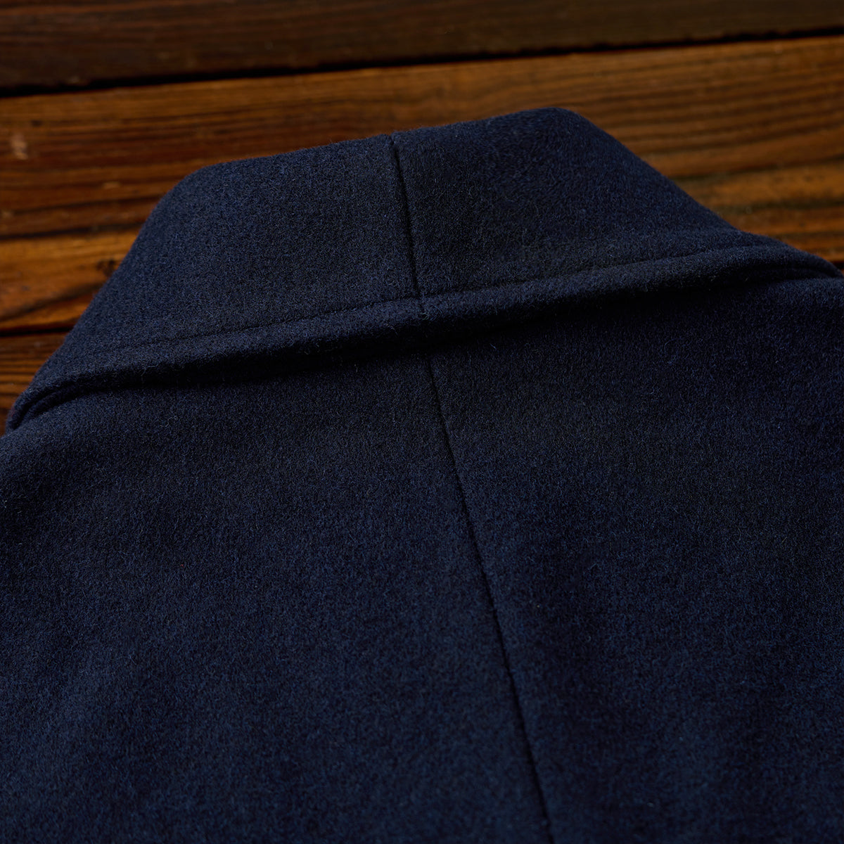 Double-breasted shawl collar pea coat – Karakubuy