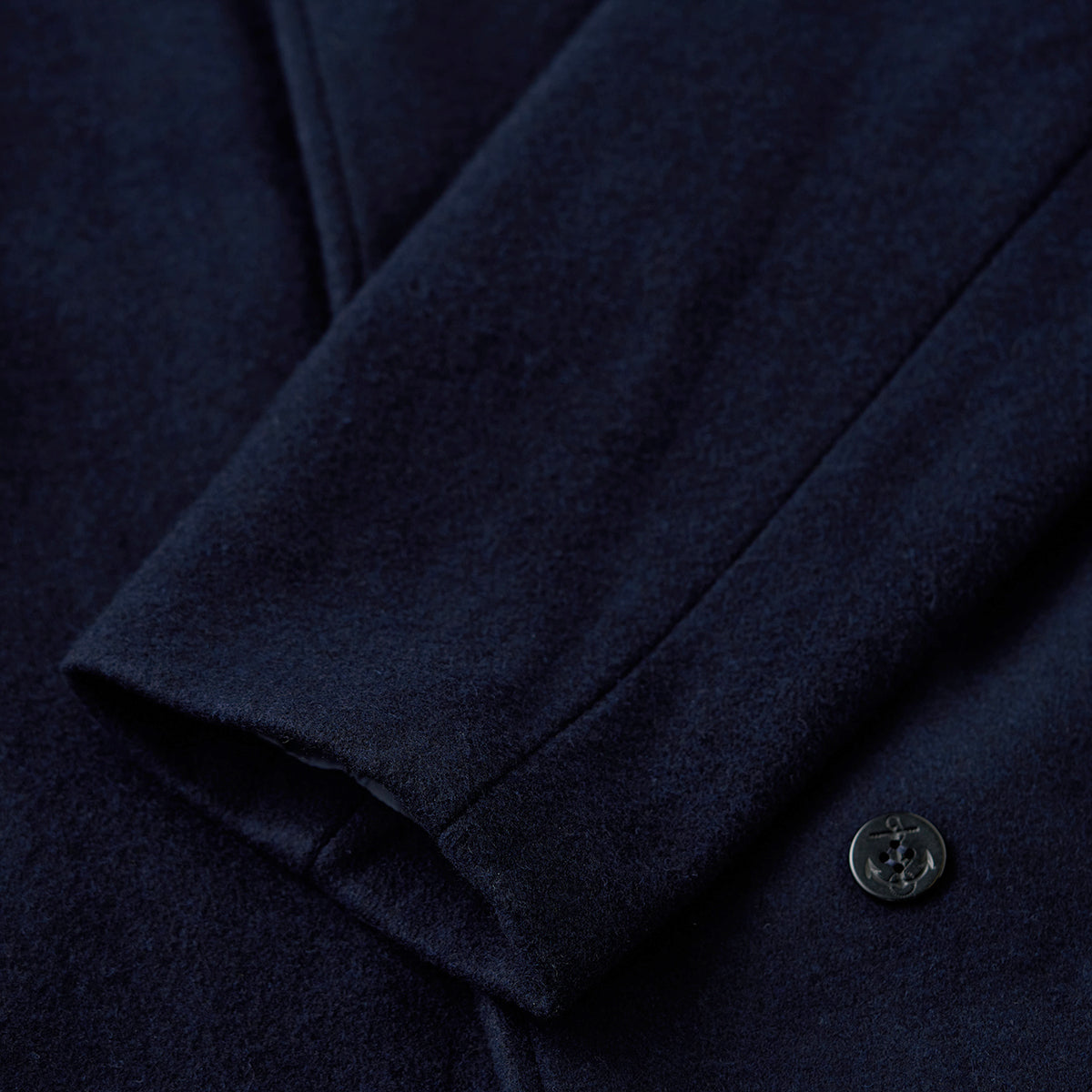 Double-breasted shawl collar pea coat – Karakubuy