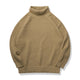タートルネックパイナップルパイルニットセーター