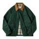 Jaket berburu kalis air kolar/lapik lengan korduroi